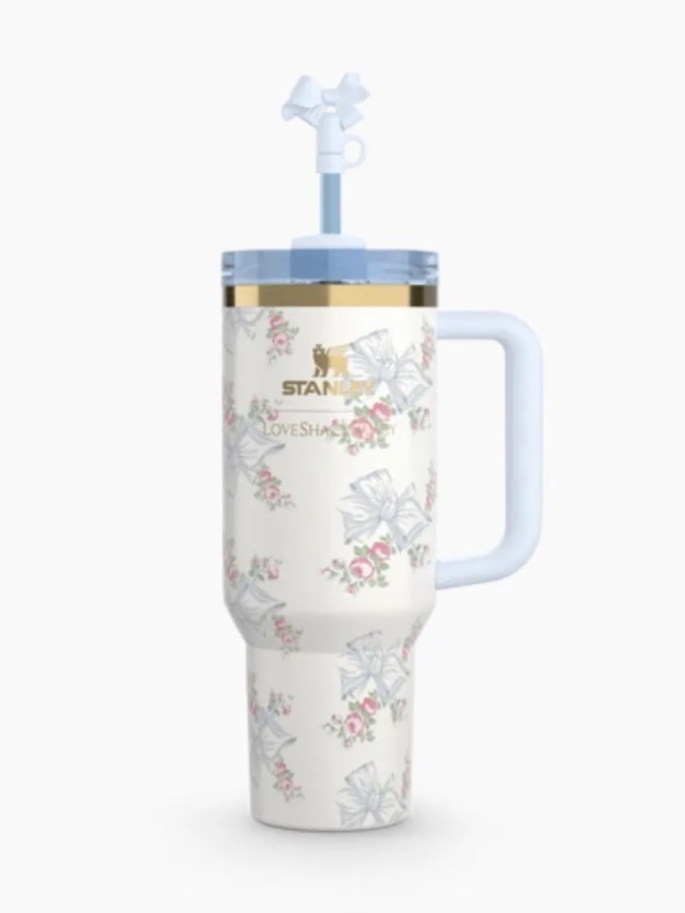 40oz Floral Bow Insulated FlowState Tumbler Gift Set with Carry Bag